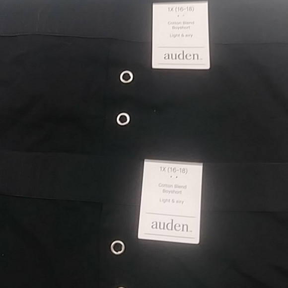 Auden Women's Plus Size Cotton Boyshort 2 Pair - Picture 4 of 5